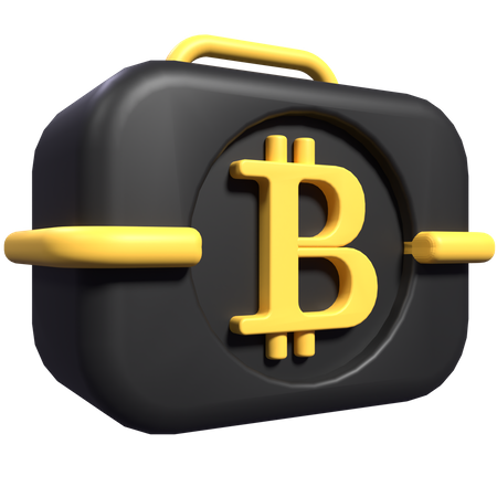 Bitcoin Bag  3D Icon