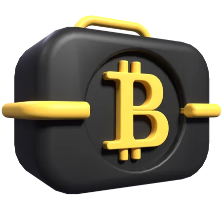 Bitcoin Bag  3D Icon