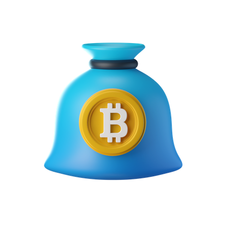 Bitcoin Bag  3D Icon