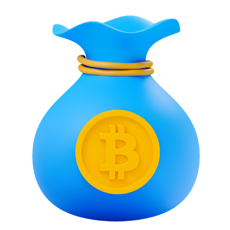 Bitcoin Bag  3D Icon