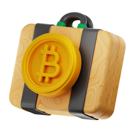 Bitcoin Bag  3D Icon