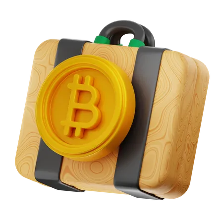 Bitcoin Bag  3D Icon