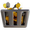 bitcoin bag emoji 3d