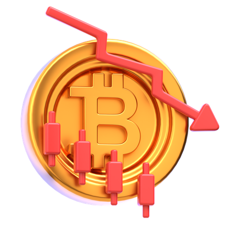 Bitcoin Bear Market  3D Icon