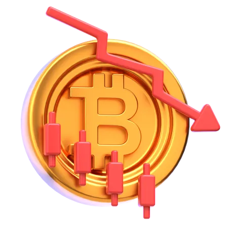Bitcoin Bear Market  3D Icon