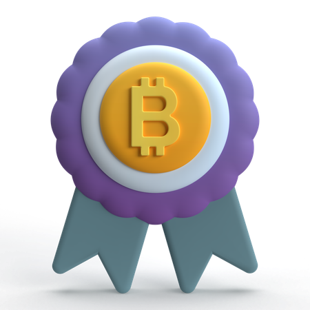 Bitcoin-Belohnung  3D Icon