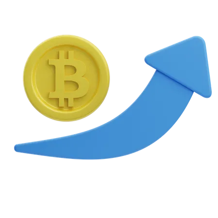 Beneficio bitcoin  3D Icon