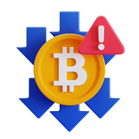 Bitcoin-Betrug  3D Icon