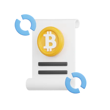 Bitcoin Bill  3D Icon