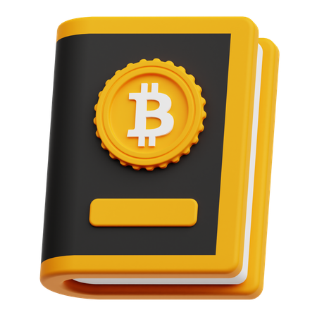 ビットコインブック  3D Icon