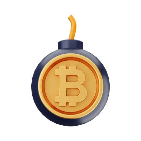 Bitcoin Boom 3D Icon