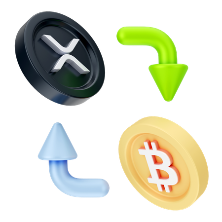 Bitcoin-Börse  3D Icon