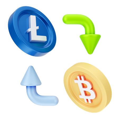 Bitcoin-Börse  3D Icon