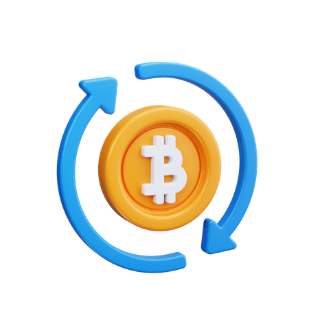 Bitcoin-Börse  3D Icon