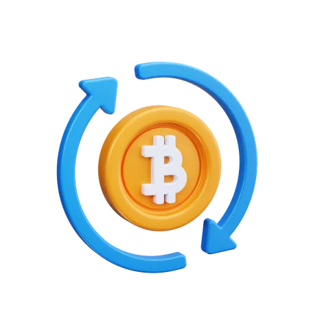 Bitcoin-Börse  3D Icon