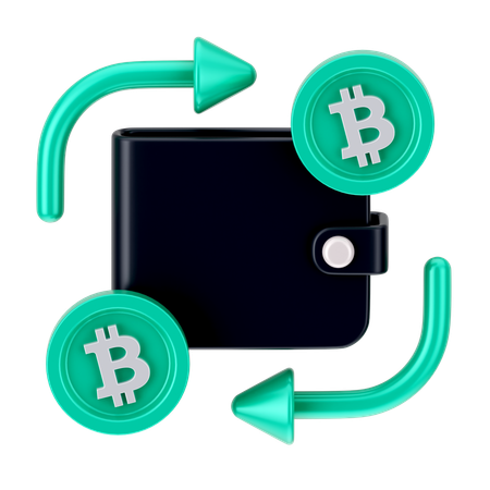 Bitcoin-Börse  3D Icon