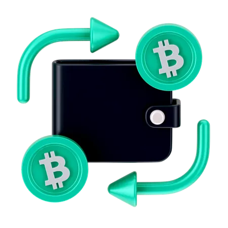 Bitcoin-Börse  3D Icon