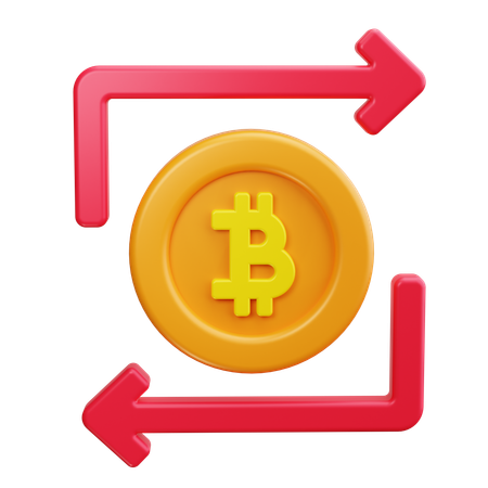 Bitcoin-Börse  3D Icon