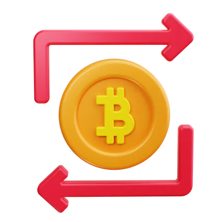 Bitcoin-Börse  3D Icon