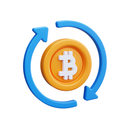 Bitcoin-Börse  3D Icon