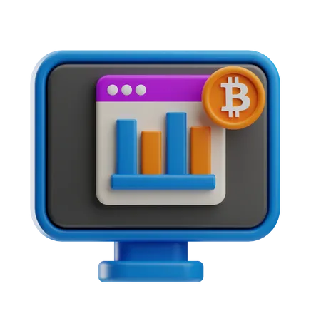 Bitcoin-Browser  3D Icon