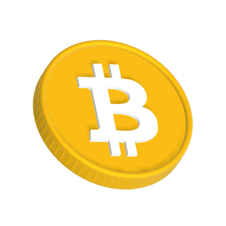 Bitcoin BTC  3D Icon