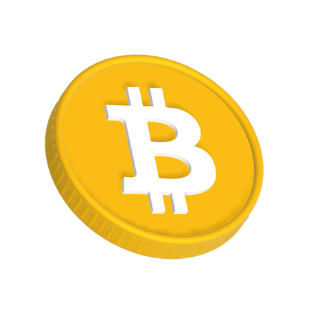Bitcoin BTC  3D Icon