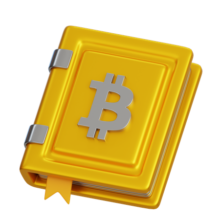 Bitcoin-Buch  3D Icon