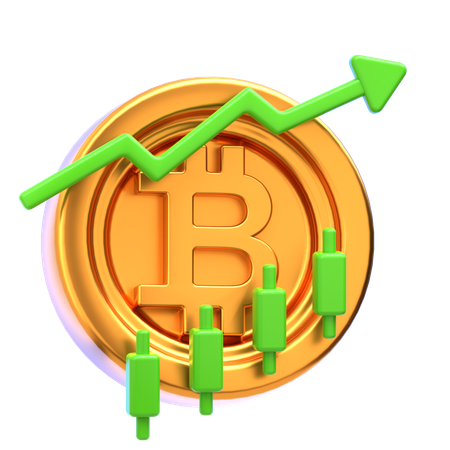 Bitcoin Bull Market  3D Icon
