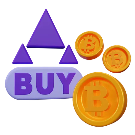 Bitcoin Buy  3D Icon