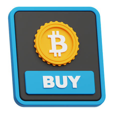 Bitcoin Buy  3D Icon