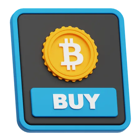 Bitcoin Buy  3D Icon