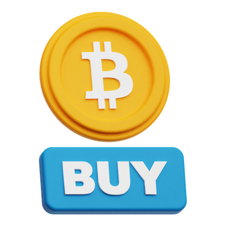 Bitcoin Buy  3D Icon