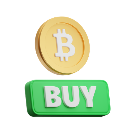 Bitcoin Buy  3D Icon