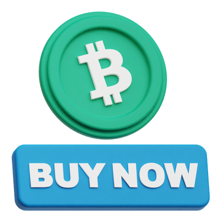 Bitcoin Buy Now  3D Icon
