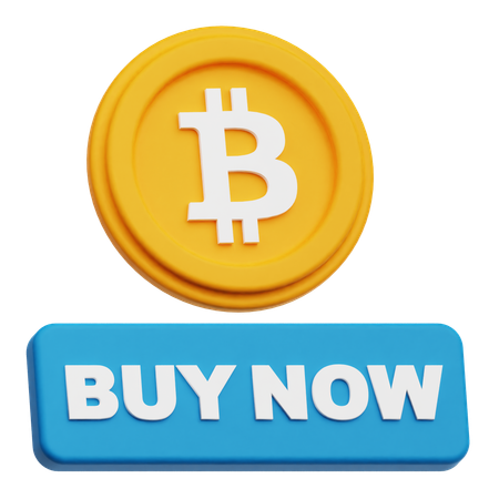 Bitcoin Buy Now  3D Icon