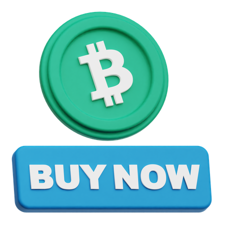 Bitcoin Buy Now  3D Icon