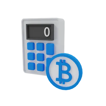 Calculator Crypto 3 D Digital Illustration For Your Project Exclusive On Iconscout 3D Illustration