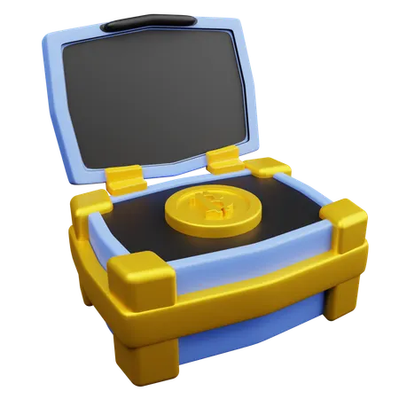 Bitcoin Case  3D Icon
