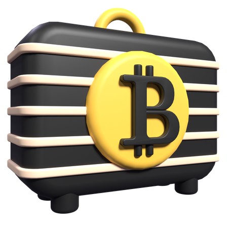 Bitcoin-Fall  3D Icon