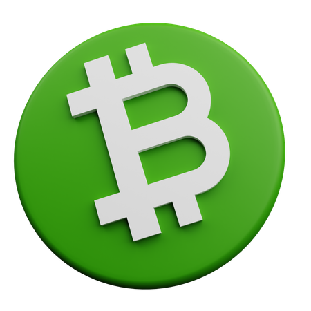 Bitcoin Cash  3D Icon