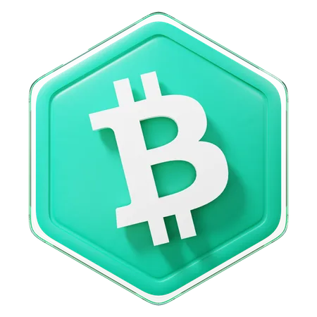 Bitcoin Cash (BCH) Badge  3D Illustration