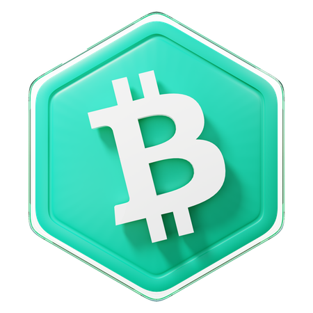 Bitcoin Cash (BCH) Badge  3D Illustration