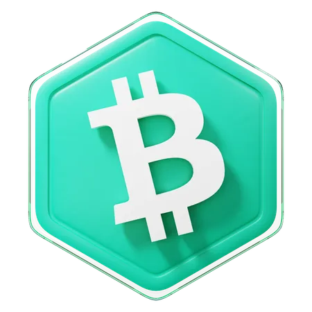 Bitcoin Cash (BCH) Badge  3D Icon