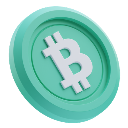 Bitcoin Cash Cryptocurrency  3D Icon
