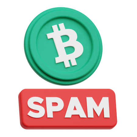 Spam de bitcoin cash  3D Icon