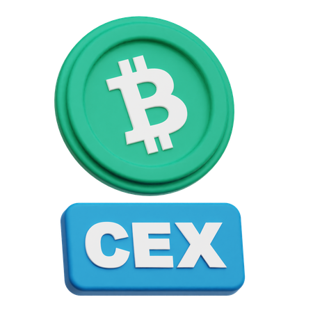 Bitcoin cex  3D Icon