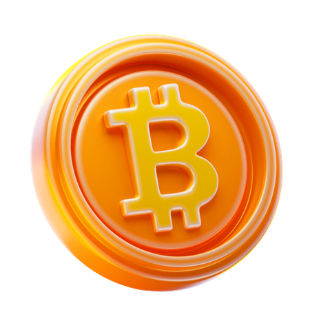 비트코인 코인  3D Icon