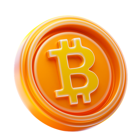 Bitcoin Coin  3D Icon