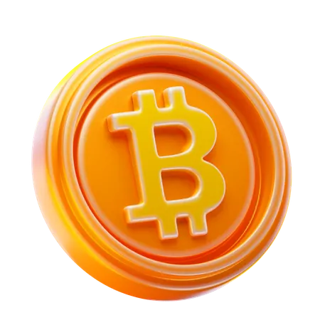 Bitcoin Coin  3D Icon